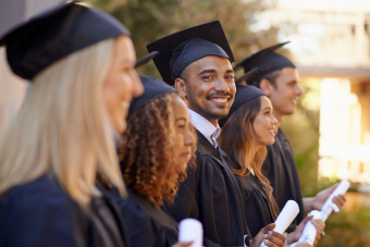 An SRH International College student at his graduation
